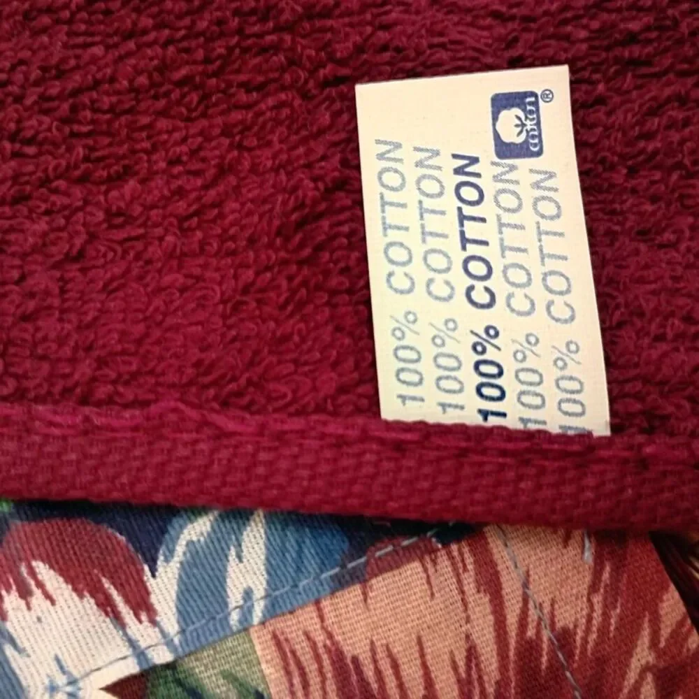 NEW Beautiful 100% Cotton 3 Piece Hand Towel Set Colorful Country Decor